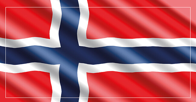 Norwegen Nationalflagge