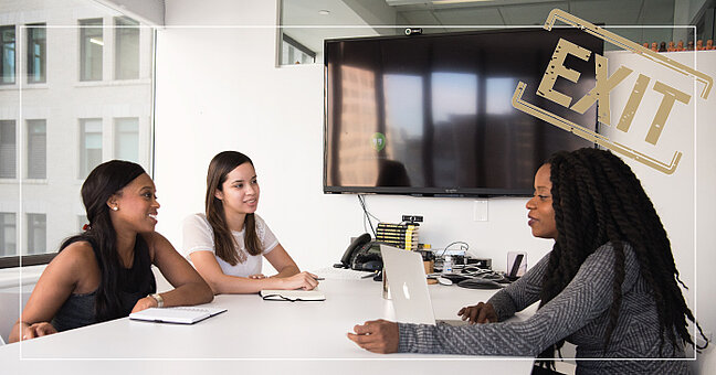 Business Meeting Frauen im Büro