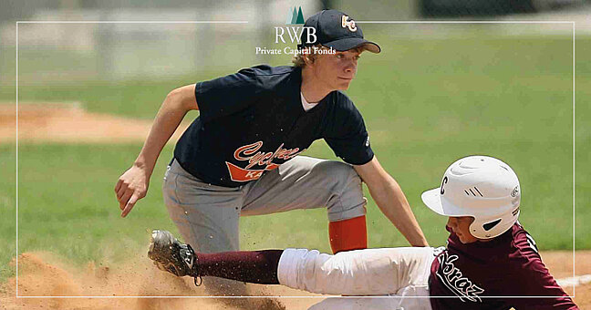 zwei Baseballspieler